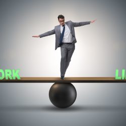 Bigstock  124034422 Businessman Balancing Between Work And Life In Business Concept